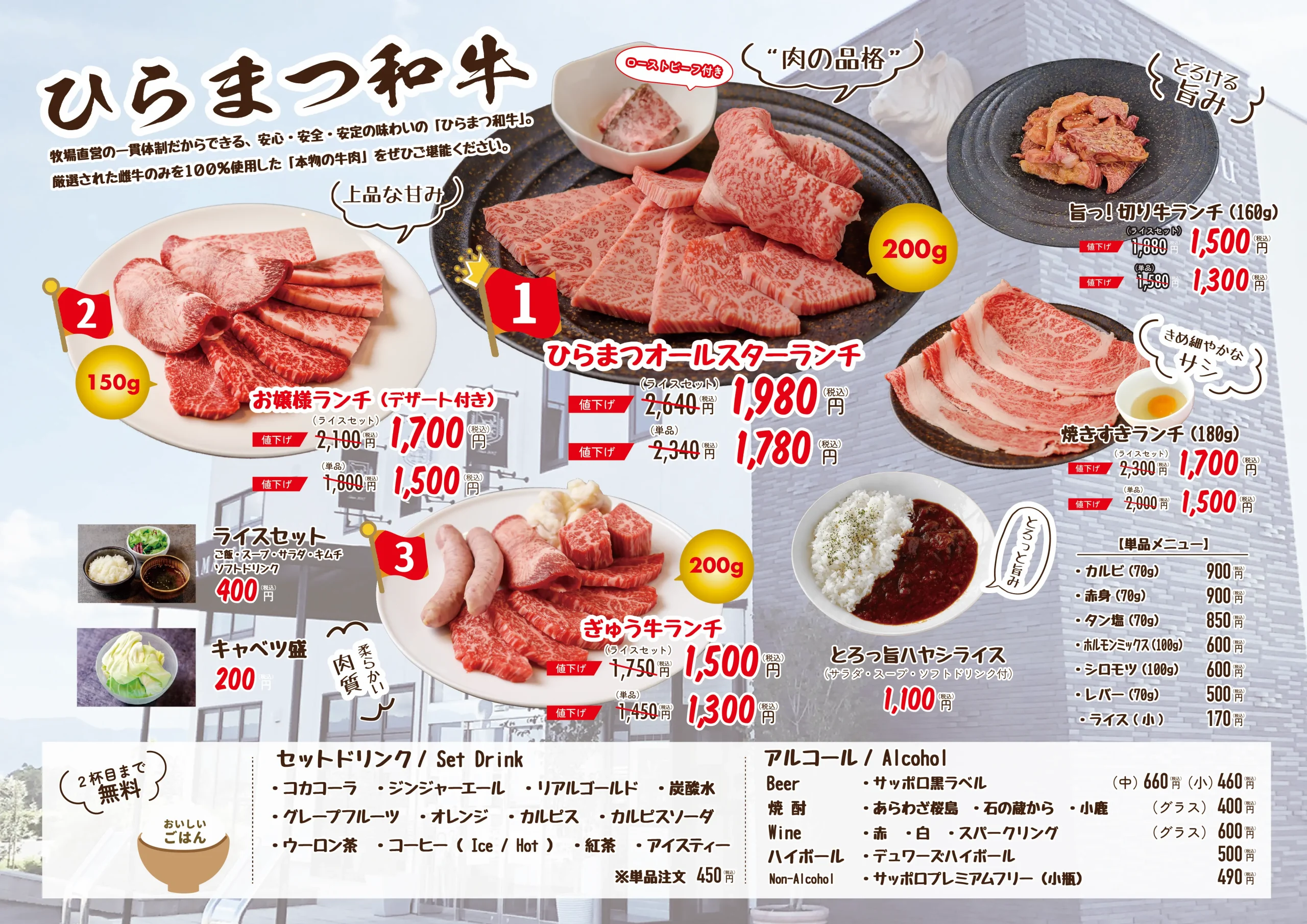 ビーフコレクションひらまつランチ
